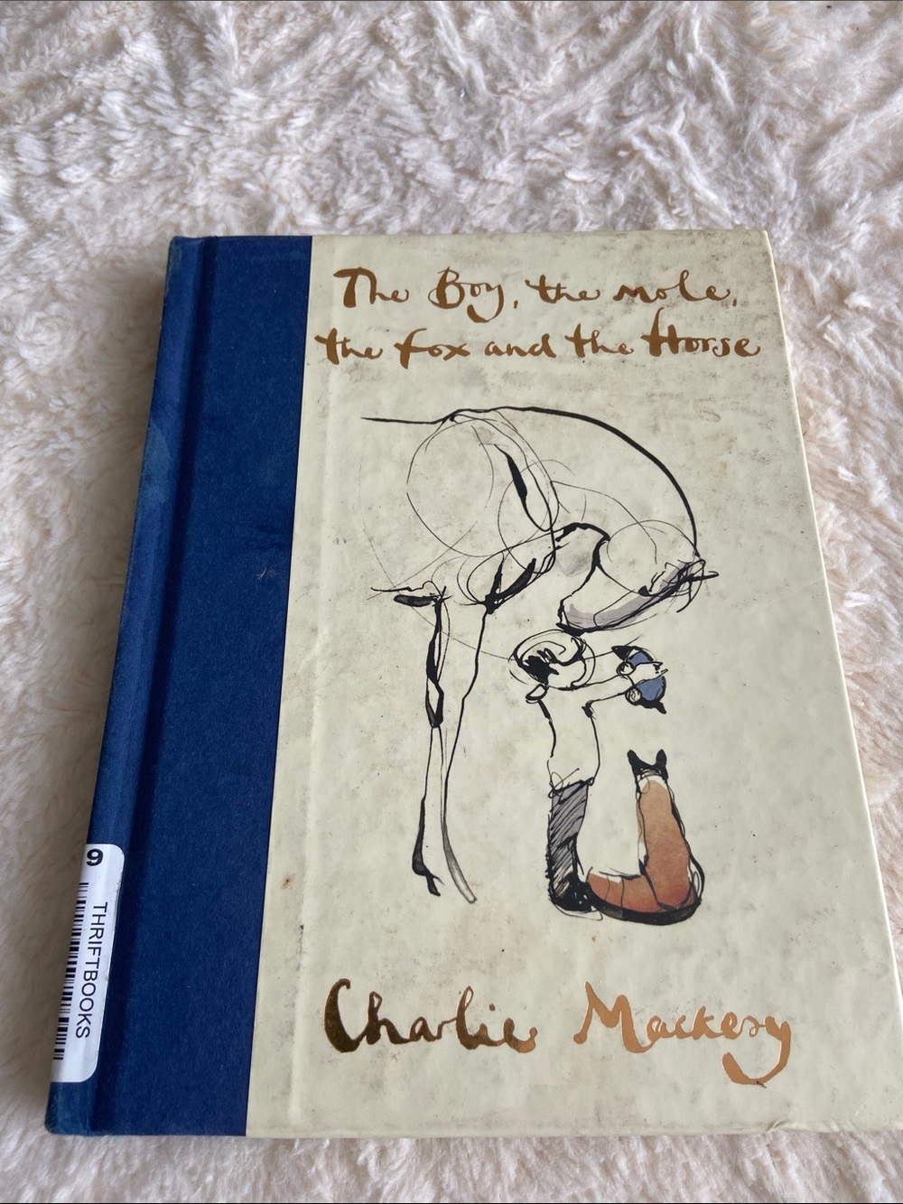The Boy, the Mole, the Fox and the Horse - Blue & Cream Art Book